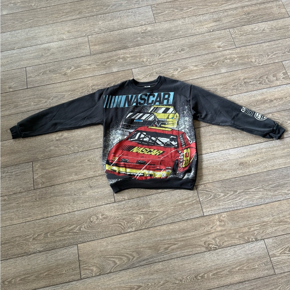Black NASCAR Graphic Sweatshirt
